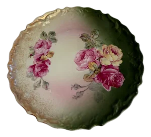 Early 20th Century Wheelock & Co. California Rose Decorative Plate