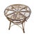 Italian Round Bamboo Coffee Table, 1960s For Sale - Image 6 of 9