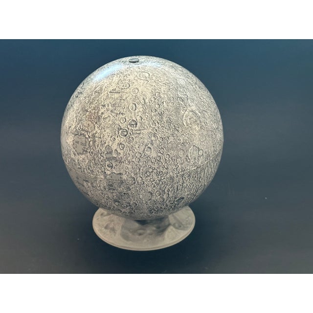 Modern Vintage 1960s Lunar Moon Globe For Sale - Image 3 of 12