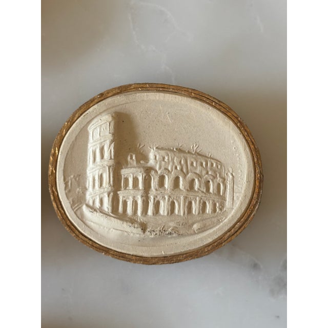 Antique Italian Grand Tour Plaster Intaglios - Set of 6 (Group #4) For Sale - Image 9 of 14