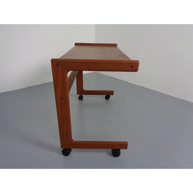 Mid-Century Modern Teak Working Table, Denmark, 1960s For Sale - Image 3 of 16