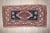 Rustic Antique Zabihi Collection Navy Persian Veramin Mini Rug For Sale - Image 3 of 5