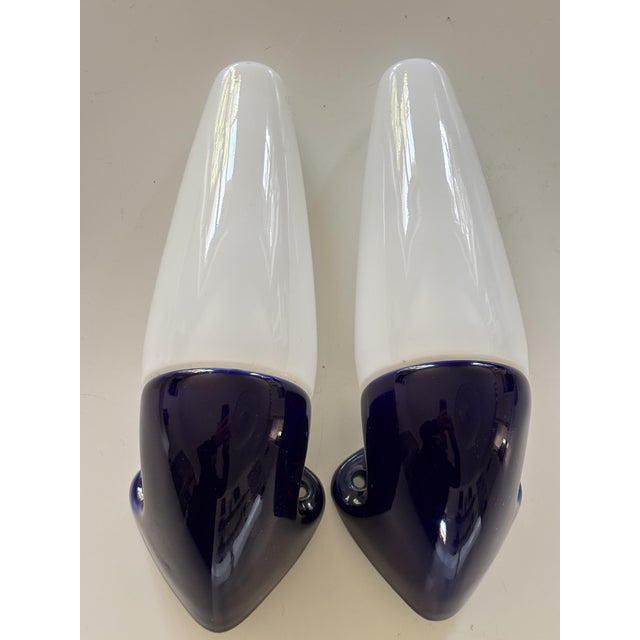 Swedish Ceramic 6035 Wall Lights by Stig Carlsson for Ifö, 1950s, Set of 2 For Sale - Image 6 of 14