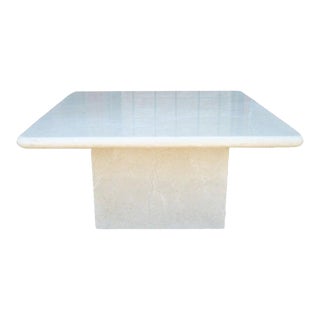 Crema Marfil Marble Occasional Table Made in Spain For Sale