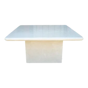 Crema Marfil Marble Occasional Table Made in Spain
