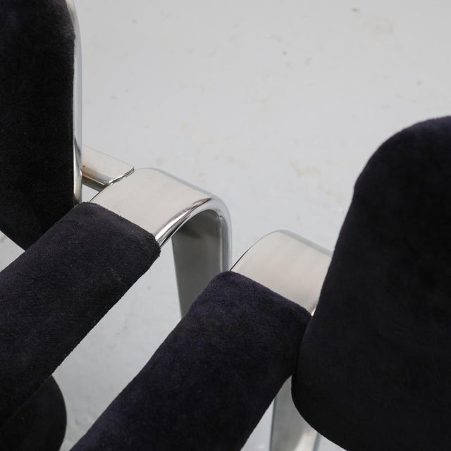 Silver Chairs by Eero Aarnio, 1970s, Set of 4 For Sale - Image 11 of 18