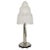 Metal 1930s French Art Deco Table Lamp Signed by Sabino For Sale - Image 7 of 7