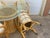 beautiful set of vintage bamboos and rattan dining table and chairs