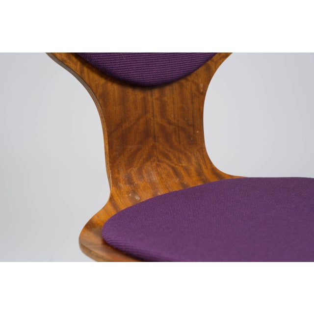 Wood Mid-Century Mahogany Pagholz and Chrome Swivel Dining Chairs from Tacke Sitzmöbel, Germany, 1960s, Set of 2 For Sale - Image 7 of 13