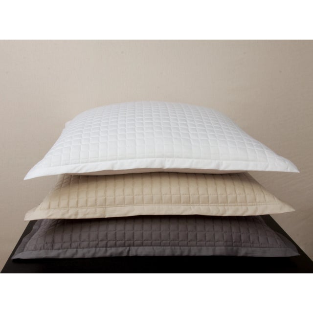 Contemporary Coleman Queen Cotton Coverlet Set, Sugar, 3 Pieces For Sale - Image 3 of 7