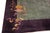 Early 20th Century 1920s Green Floral Modern Antique Hand Knotted Pile Wool Chinese Art Deco Carpet 7'11" X 9' 4" Rug For Sale - Image 5 of 6