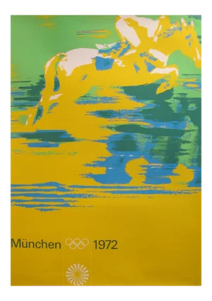Original 1972 Munich Equestrian Poster (Medium)