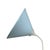 Postmodern Mid-Century Modern Scandinavian Pendant Light in Baby Blue Enameld Steel, 1970s For Sale - Image 3 of 6