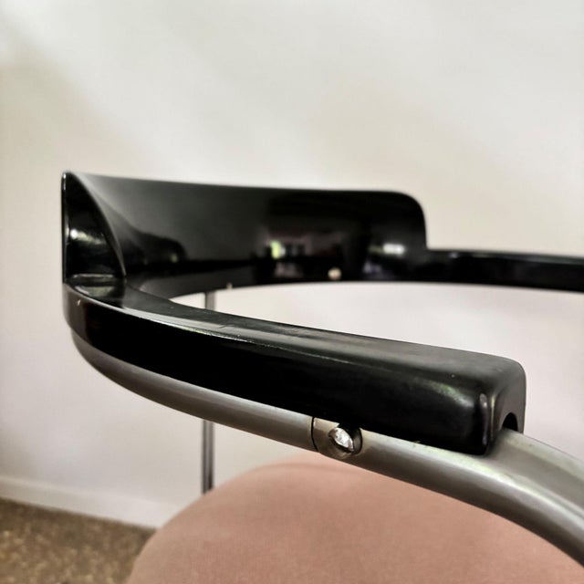 Black Bauhaus Cantilever Model J-2 Armchairs by Jan Schröfer, the Netherlands, 1936, Set of 2 For Sale - Image 8 of 11