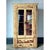 Vintage Distressed Wood and Glass Cabinet For Sale - Image 11 of 12
