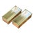 Vintage Desk Trays Heavy Silver-Plated Brass “Pair” 1970s Brazilian Meridional For Sale