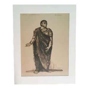 Vintage Stratford Festival Design Folio, "Titus Andronicus" Costume Print