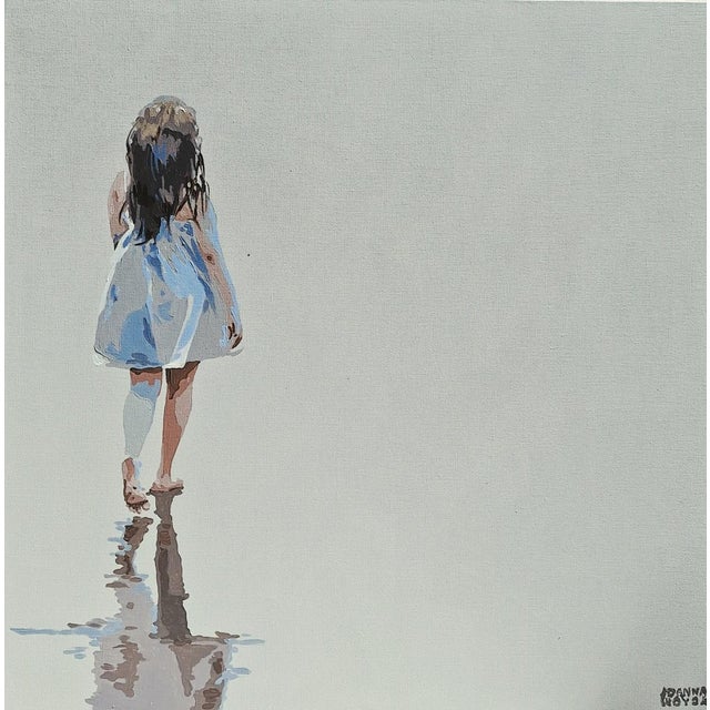 Early 21st Century Joanna Woyda, The Beach: A Veil, 2026, Acrylic on Canvas For Sale - Image 5 of 5