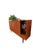 1970s Danish Teak Credenza with Sliding Doors and Bar Area, 1960s For Sale - Image 5 of 18