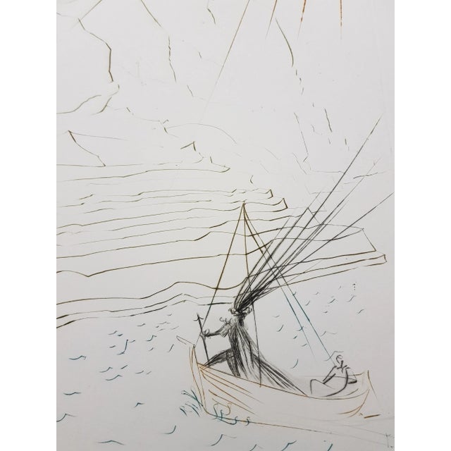 Early 21st Century Salvador Dali - The fight with Morhoult - Original Etching 1970 For Sale - Image 5 of 7