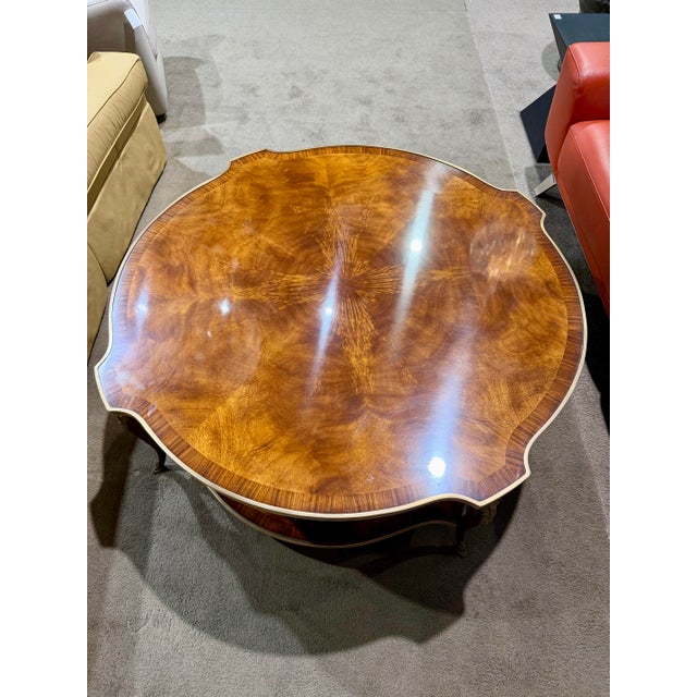 Bronze Late 20th Century Althorp by Theodore Alexander Mahogany Cocktail Table With Caryatid Bronze Accents For Sale - Image 8 of 10