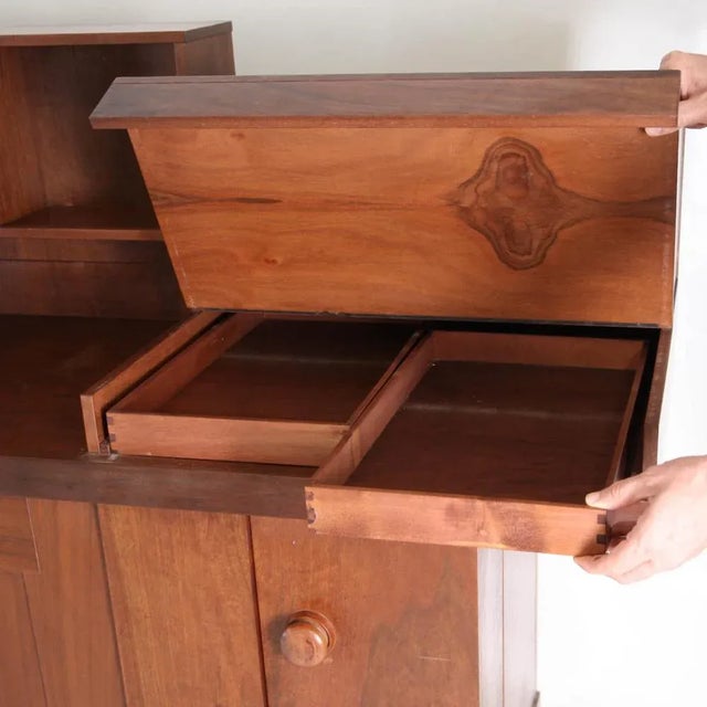 Walnut Sideboard from Bernini, 1960s For Sale - Image 11 of 14