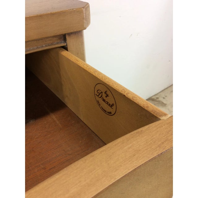 Brown Mid Century Eight Drawer Lowboy Dresser by Drexel For Sale - Image 8 of 12