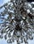 Hollywood Regency Art Deco Basket Chandelier in Brass & Crystal Ceiling Lamp For Sale - Image 16 of 18