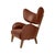 Set of 4 brown leather smoked oak my own chair lounge chairs by Lassen Dimensions: W 88 x D 83 x H 102 cm Materials:...
