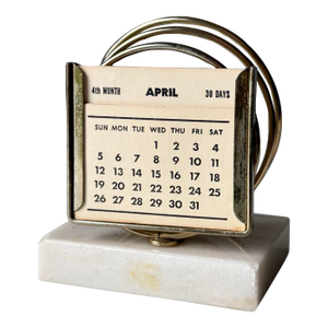 1940s Perpetual Desk Calendar