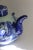 Early 20th Century Blue and White Victoria Wear Teapot For Sale - Image 4 of 8
