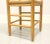 Mid 20th Century Oak Ladder Back Side Chairs With Rush Seats - Pair B For Sale - Image 9 of 10