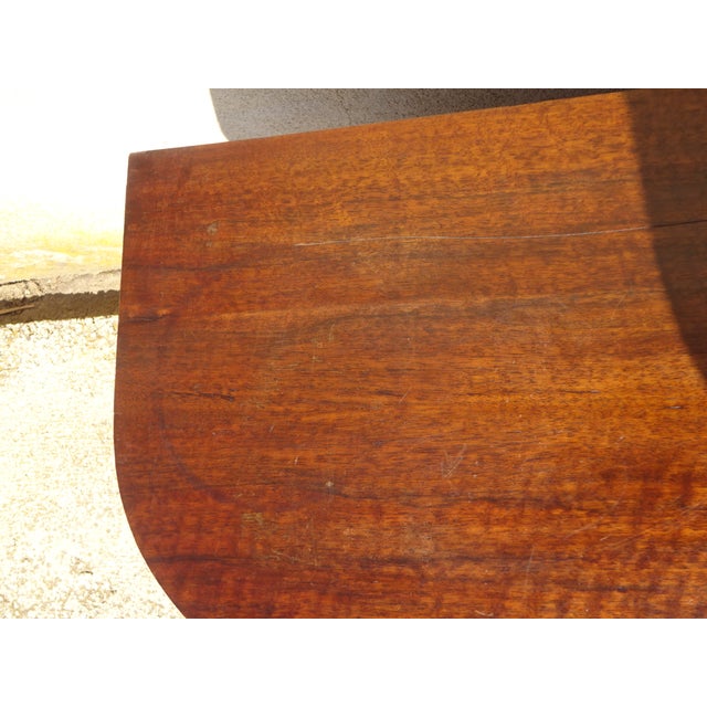 1940s Small Art Deco Walnut Bookcase, 1940s For Sale - Image 5 of 18