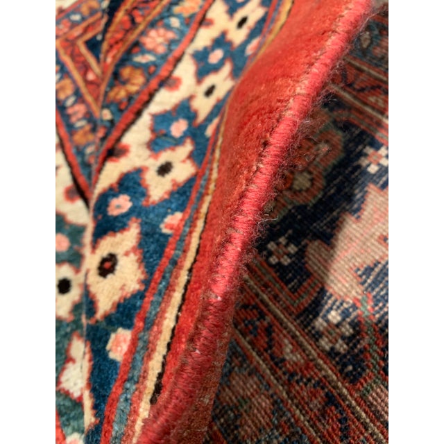 1900 - 1909 Rust Persian Antique Bidjar For Sale In Washington DC - Image 6 of 9