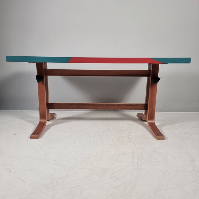 Vintage Beech Table, 1970s For Sale - Image 6 of 11