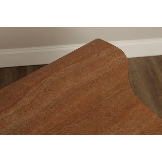 Italian Rococo Style Long Marble Top Console Table For Sale In Philadelphia - Image 6 of 18