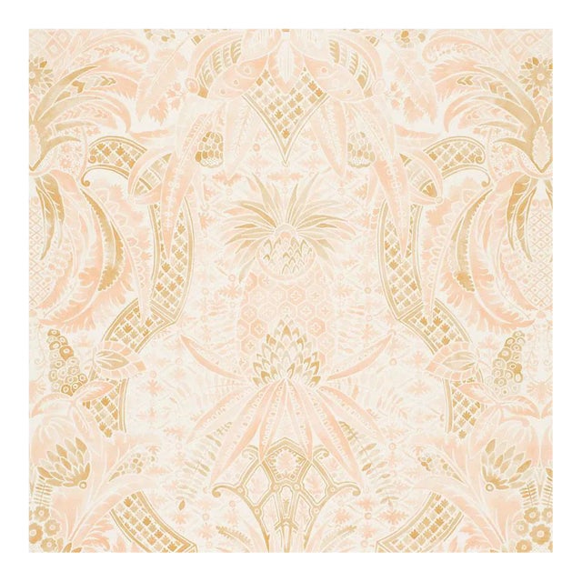 Sample - Schumacher X Timothy Corrigan Cap Ferrat Fabric in Blush For Sale