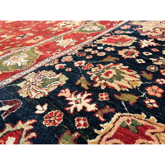 Fine Hand Knotted Agra 14'11'' X 25'5'' For Sale - Image 9 of 14