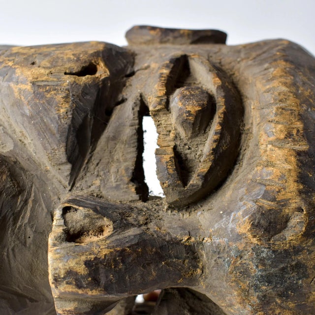 Early 20th Century Ibibio Carved Cross River Mask Nigeria For Sale - Image 14 of 14