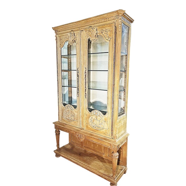It's hard for me not to gush over the 18th century French country biblioteque that was selected by my French antiques...