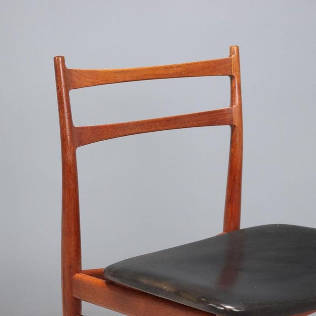 Henry Rosengren Hansen Vintage Danish Chairs by Henry Rosengren Hansen for Brande Møbelindustri, 1960s, Set of 6 For Sale - Image 4 of 12