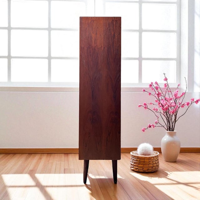 Danish Rosewood Display Cabinet with Sliding Doors, 1960s For Sale - Image 13 of 14
