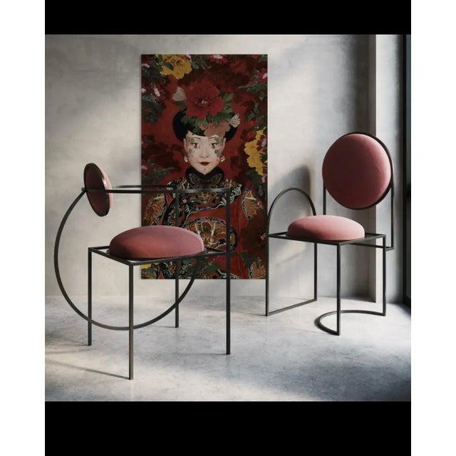 Velvet The Empress Wall Panel by Vogliobene, in New conditions. Designed from 2000 Labeled by Maker