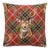 Scottish Stag Woven Cushion With Feather Filler - 30x30cm (12"x12") For Sale