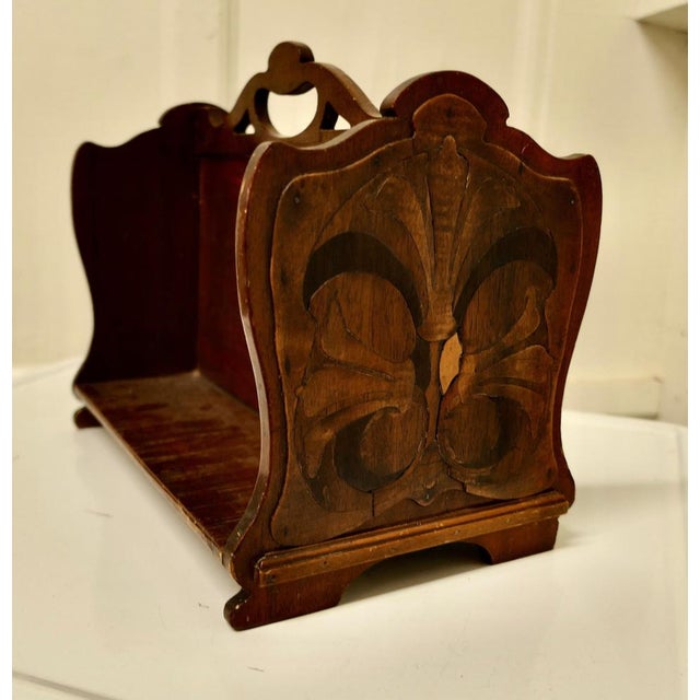 1920s Marquetry Occasional Book Tidy, 1920 For Sale - Image 5 of 8