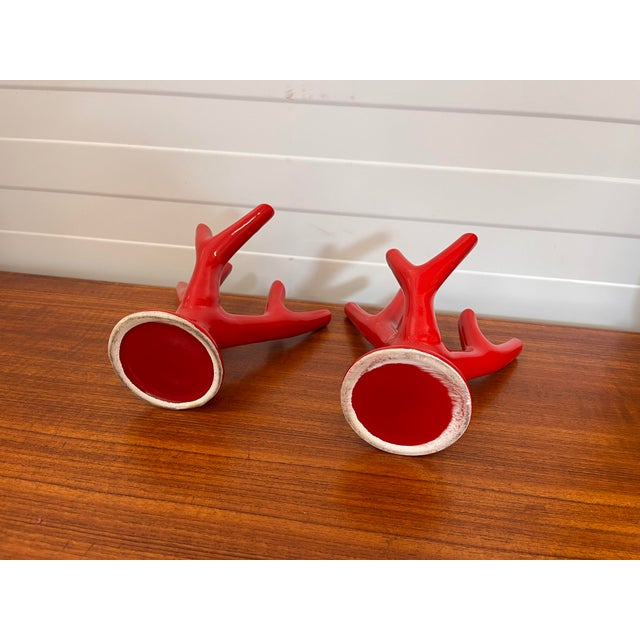 Vintage Alberello Coral Vases by Guido Andlovitz, 1950s, Set of 2 For Sale - Image 13 of 14