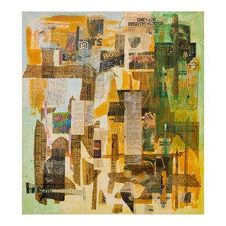 Mid 20th Century Multimedia Abstract For Sale