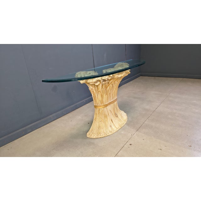 Beige Sheaf of Wheat Console from Franco Chelini, 1970s For Sale - Image 8 of 16