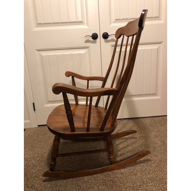 Early 20th Century Vintage S. Bent and Bros Rocking Chair Chairish