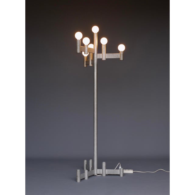 Mid-Century Modern Brutalist Floor Lamp, 1970s For Sale - Image 3 of 18